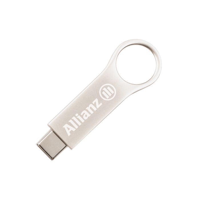 Engraved Metal USB-C flash drive
