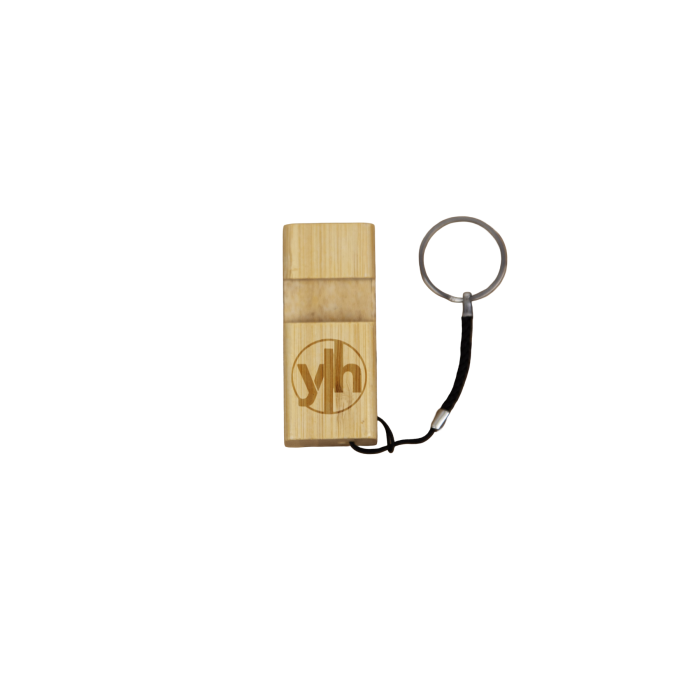 Bamboo Key Ring Phone Holder