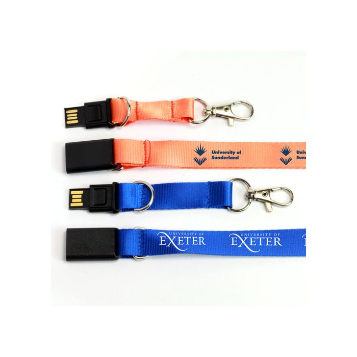 Branded USB lanyard