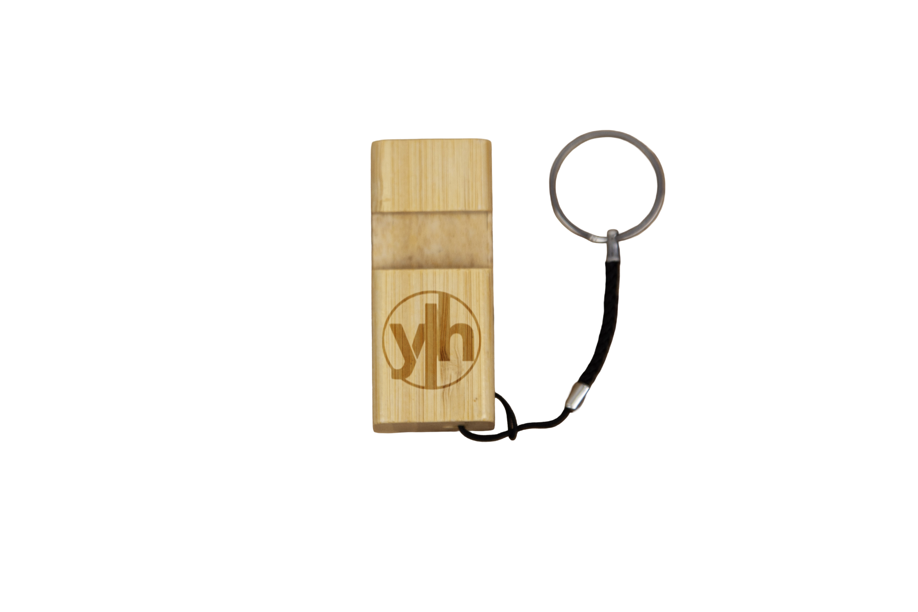 Bamboo Keyring Phone Stand