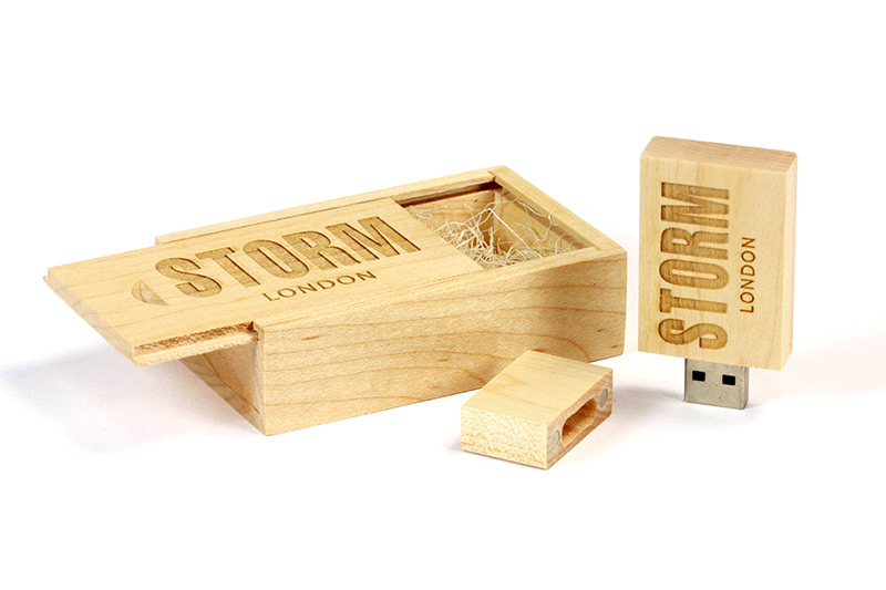Wooden Slide Box