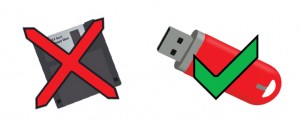 Floppy Disk Vs USB Flash Drive Floppy Disk Vs USB Flash Drive