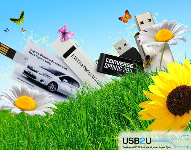 Spring USB Flash Drives Spring USB Flash Drives