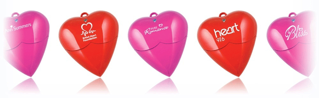 Heart Shaped USB Memory Sticks Heart Shaped USB Memory Sticks