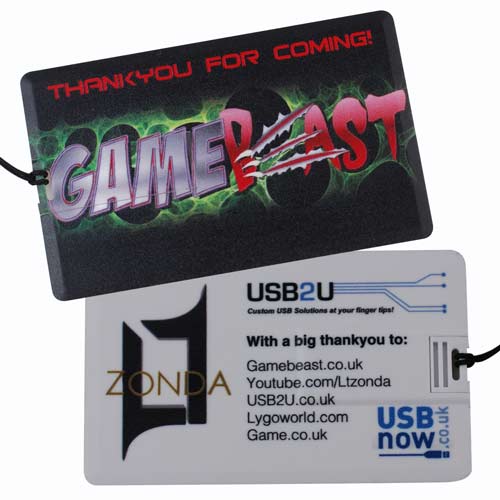 Gamebeast USB Credit Cards Gamebeast USB Credit Cards