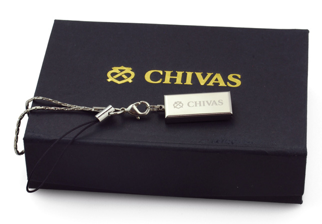 Gold Embossed USB Stick Gift Box