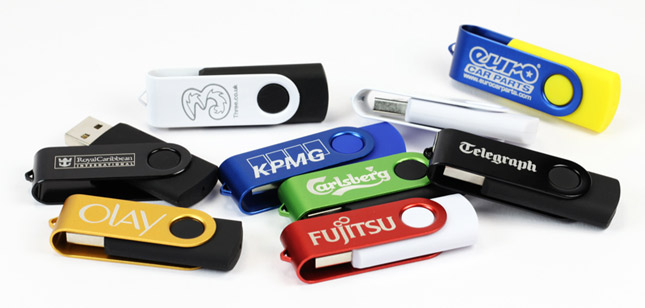Engraved Twister USB Sticks