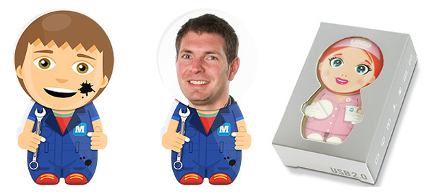 USB People in Overalls - Both Options Show
