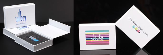 White USB Gift Boxes White USB Gift Boxes