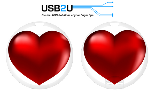 Valentine's Day USB Hearts Valentine's Day USB Hearts