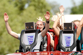 USB Sticks Enjoying a Day Out at a Theme Park USB Sticks Enjoying a Day Out at a Theme Park